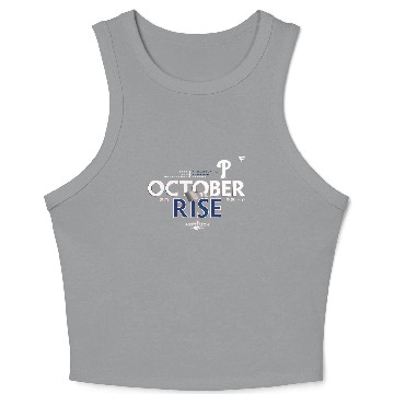 Discover October Rise Phillies Crop Tank Top
