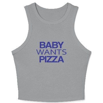 Discover BABY PIZZA Crop Tank Top