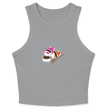 Discover Splatoon sushi Crop Tank Top
