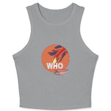 Discover vintage 1976 The Who Crop Tank Top