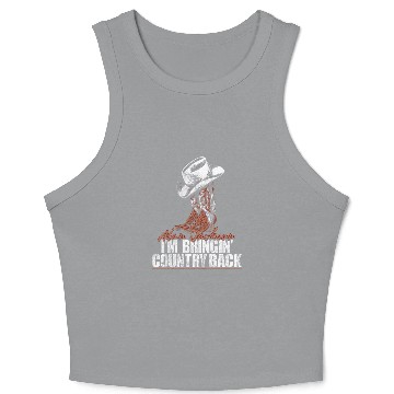 Discover Alan Jackson Crop Tank Top