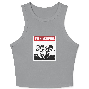 Discover Talking Heads Post Punk Crop Tank Top
