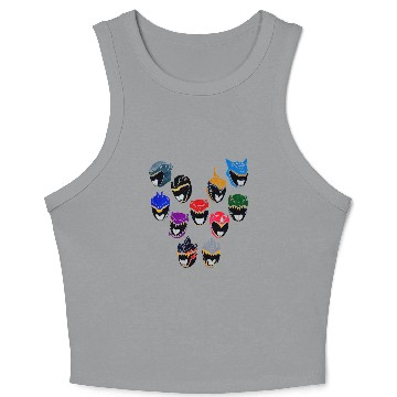 Discover Fully Charged - Power Rangers - Crop Tank Top
