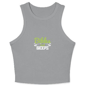 Discover BIBLES AND BICEPS Crop Tank Top