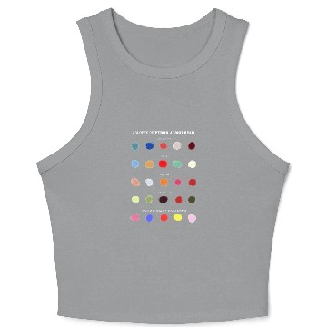 Discover Colors of Almodovar Crop Tank Top