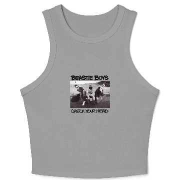 Discover Beastie Boys Check Your Head 92 White Crop Tank Top