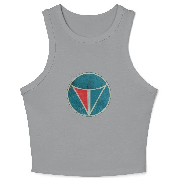 Discover Plymouth Valiant Emblem, Grease Included Crop Tank Top