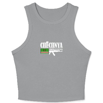 Discover chechnya north caucasus Crop Tank Top