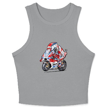 Discover motogp vector Crop Tank Top