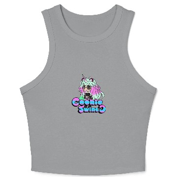 Discover Cookie Swirl C Cap Crop Tank Top
