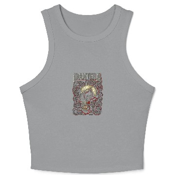 Discover Mayhem Skull Thrash Metal Crop Tank Top