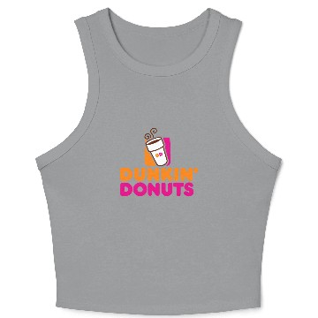Discover Dunkin Donuts Pullover Baseball Jackets Crop Tank Top