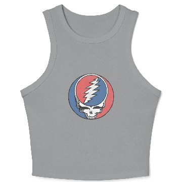 Discover Grateful Dead Unisex Crop Tank Top: Steal Your Face Classic