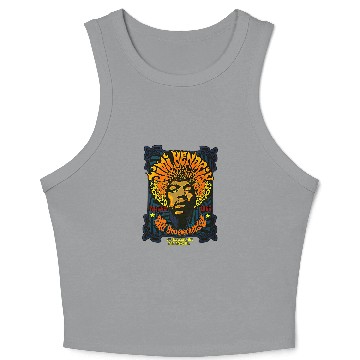 Discover Jimi Hendrix - "Are You Experienced" Crop Tank Top, Jimi Hendrix Experience Album