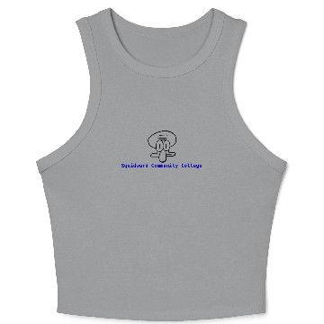 Discover Squidward Community College - Squidward - Crop Tank Top