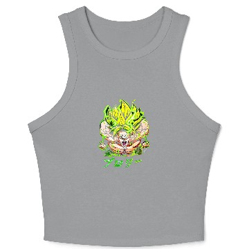 Discover Broly Graphic Crop Tank Top-Crop Tank Top