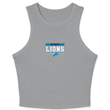 Discover Team Fan Detroit Lions Crop Tank Top