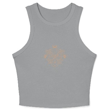 Discover Mystical Butterfly Crop Tank Top Dark Academia