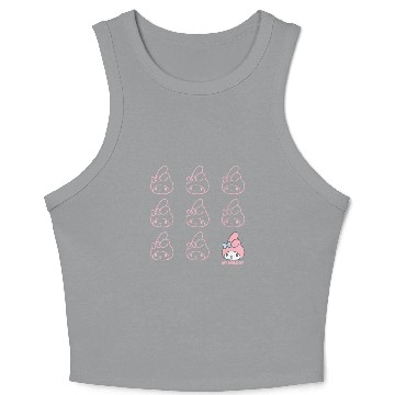Discover My Melody Real Crop Tank Top