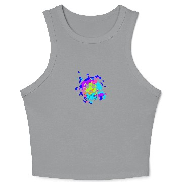 Discover Splatoon Squid Crop Tank Top