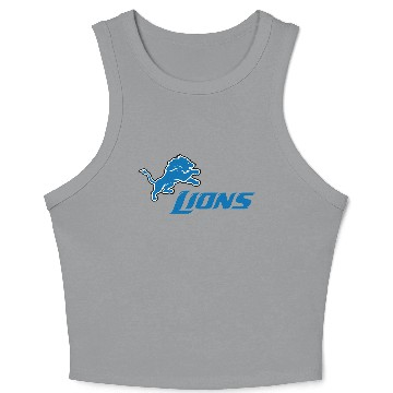 Discover Detroit Lions Logo Crop Tank Top