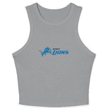 Discover Detroit Lions Logo Crop Tank Top