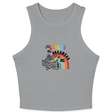 Discover Muppets Kermit Rainbow Connection The Lovers The Dreamers and Me Baseball Jerseys Crop Tank Top