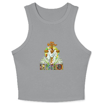 Discover He Is Risen From the Deads Flower Crop Tank Top