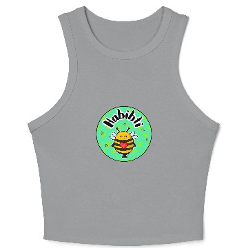Discover Habibti Cute Bumblebee design Crop Tank Top