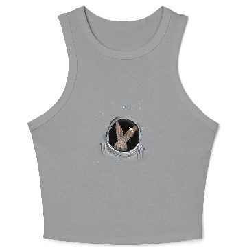Discover Rabbits Astronaut Space Astronomy Astronaut Rabbit Crop Tank Top