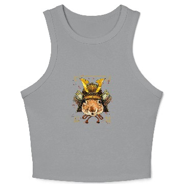 Discover Squirrel Lover Samurai Squirrel Warrior Samurai Lovers 216 Crop Tank Top
