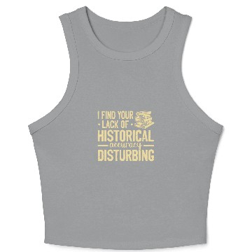 Discover Historian History buff Crop Tank Top