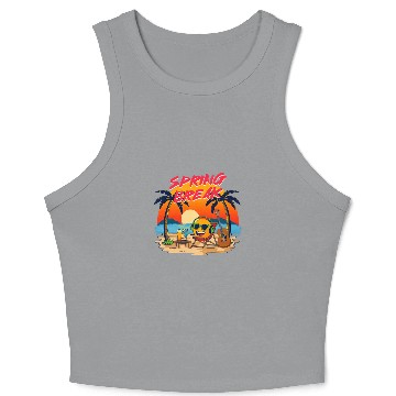 Discover Spring Break Party Semester break Spring Break 1 Crop Tank Top