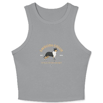 Discover Smooth Collie Appreciation Society Crop Tank Top