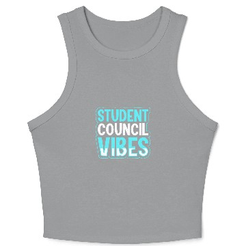 Discover Student Council Vibes 4 Crop Tank Top