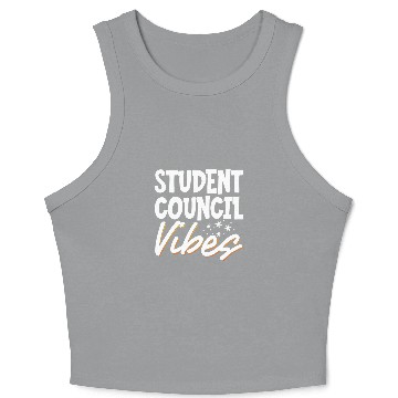 Discover Student Council Vibes 7 Crop Tank Top