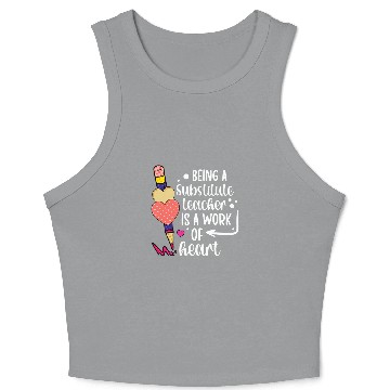 Discover Being A Substitute Teacher Substitute Teaching Crop Tank Top