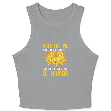 Discover Student Council School Student Organization Class President 2 Crop Tank Top