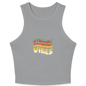Discover Student Council Vibes 5 Crop Tank Top