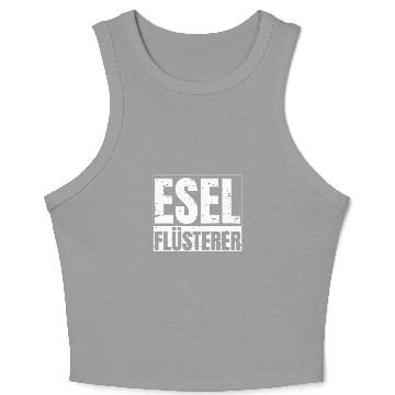 Discover Donkey whisperer gift for donkey lovers Crop Tank Top