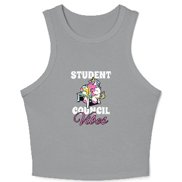 Discover Student Council Vibes 11 Crop Tank Top