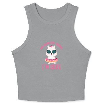 Discover Funny Hamster Lover Gift Hamster Crop Tank Top