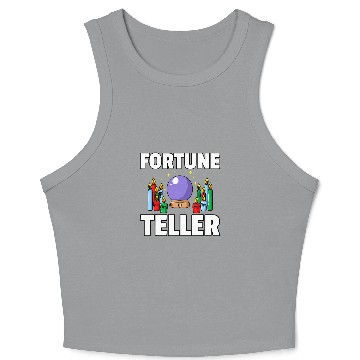 Discover Fortune Teller Crystal Ball Tarot Crop Tank Top