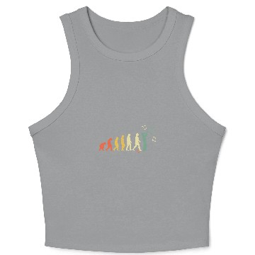 Discover Funny trombones Retro vintages Evolution Funny Trombone Crop Tank Top