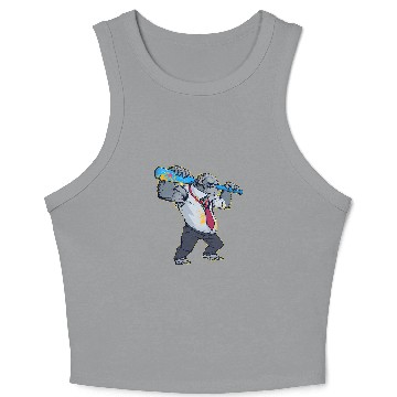Discover Sport Baseball Ape Baseball bat Crop Tank Top