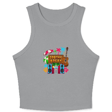 Discover Spring Break Party Semester break Spring Break Crop Tank Top