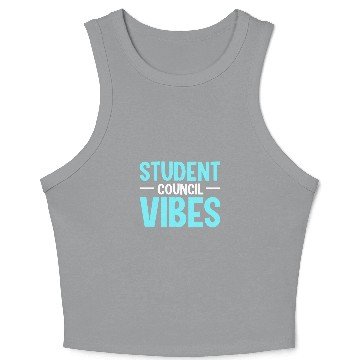 Discover Student Council Vibes 2 Crop Tank Top