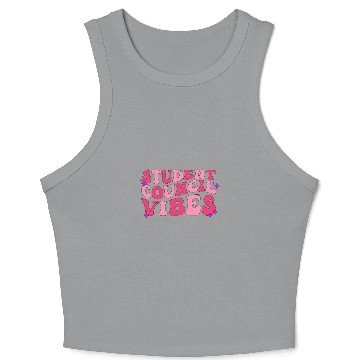 Discover Student Council Vibes School Student Council 1 Crop Tank Top