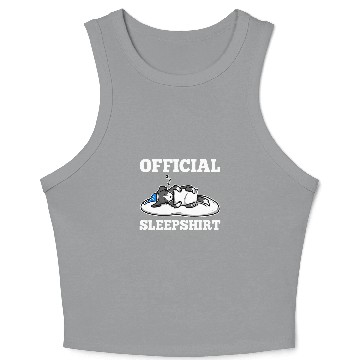 Discover Border Collie Pet Official sleep Crop Tank Top