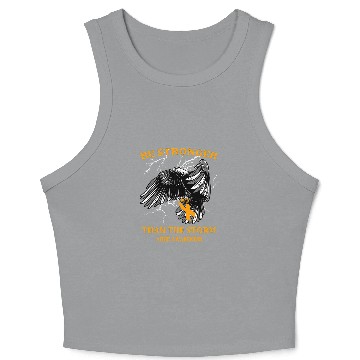 Discover ADHD Ribbon Be Stronger Than The Storm Crop Tank Top